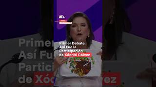 Participación de Xóchitl Gálvez en el primer debate #nmas #elecciones2024 #debatepresidencial