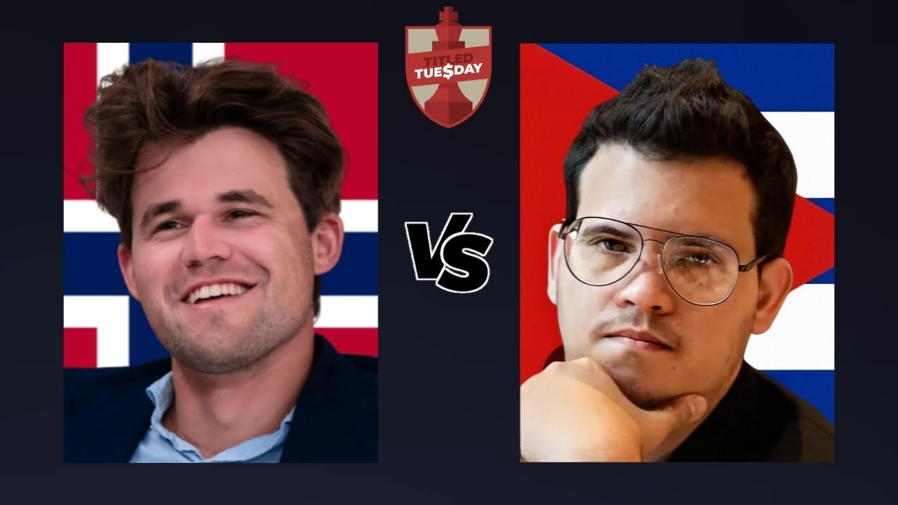 Magnus Carlsen vs Luis Ernesto Quesada Perez | Titled Tuesday | chesscom