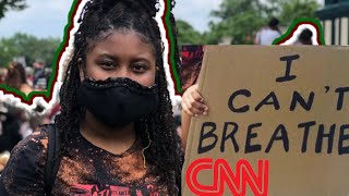 WE WENT TO A BLM PROTEST | and CNN CENTER AFTERMATH