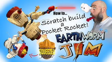 Scratch Building Earthworm Jim’s Pocket Rocket 🚀 #scratchbuild #earthwormjim #diorama