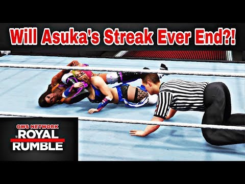 QWS ROYAL RUMBLE 2020 | Asuka Vs Ember Moon SMACKDOWN WOMENS CHAMPIONSHIP [WWE 2K20]