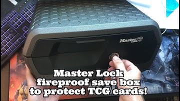 Get a Fireproof Safe Box to protect your Magic the Gathering cards!