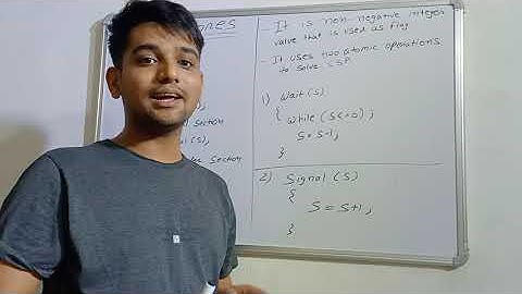 Semaphores | Hindi | Operating System | University