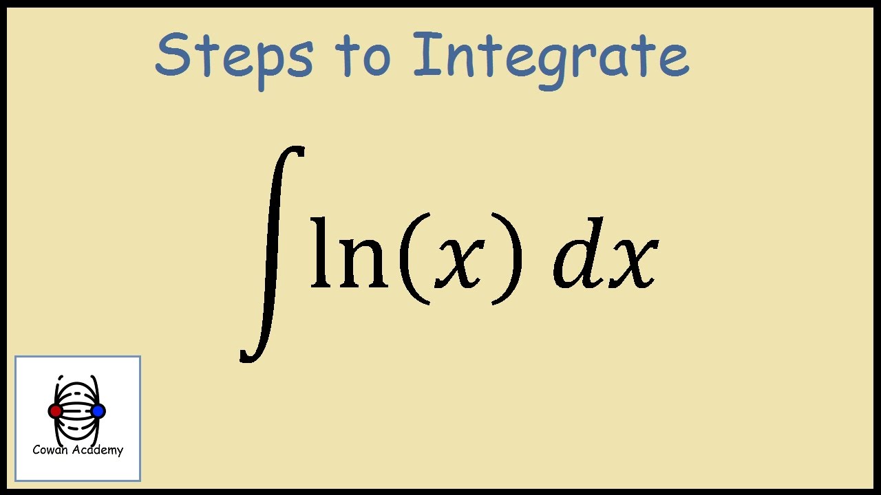 How to integrate ln x (Integration by Parts) YouTube