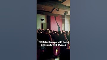 From JEE aspirant to Chief Guest at IIT Bombay 🔥 | Kalpit Veerwal