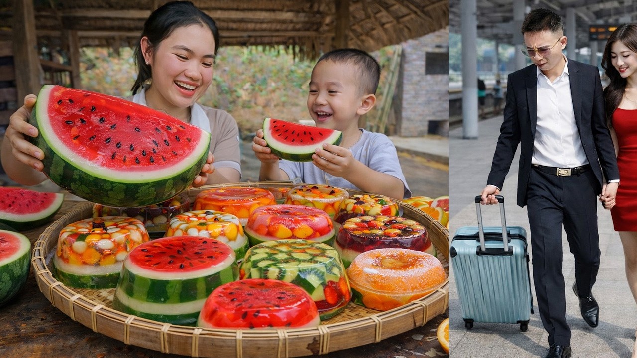 Harvesting Watermelon in Garden - Making Watermelon Jelly to Sell at the Market | Trieu Thi Thuy