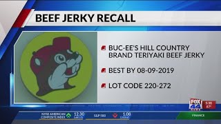 BEEF JERKY RECALL