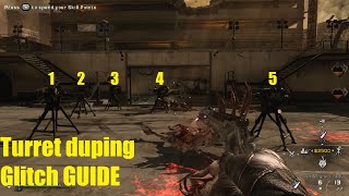 Turret Duping Glitch GUIDE! 1 Person 5 Turrets