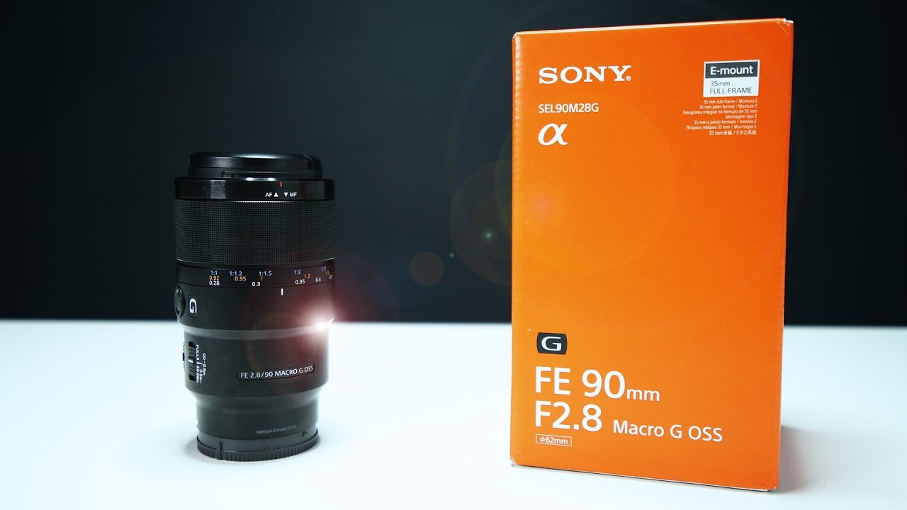 SONY 90mm f2.8 OSS G Macro Lens UNBOXING | What's in the box?