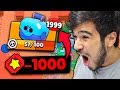 JUNTEI 1000 MIL INGRESSOS PRA CONSEGUIR CAIXAS INFINITAS NO BRAWL STARS!!