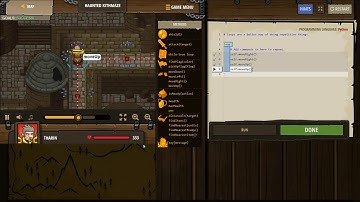 CODE COMBAT Haunted Kithmaze Level Completed PYTHON