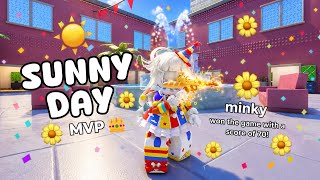 HIGH ELIMINATION GAMES WITH THE SUNNY DAY SET IN MURDERES VS SHERIFFS 2 ☀️🌼 screenshot 5