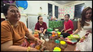 Persiapan Hari Gawai Sebelum Malam 31//Simpan Kuih & Buahan//Makanan Tengah Malam Nanti