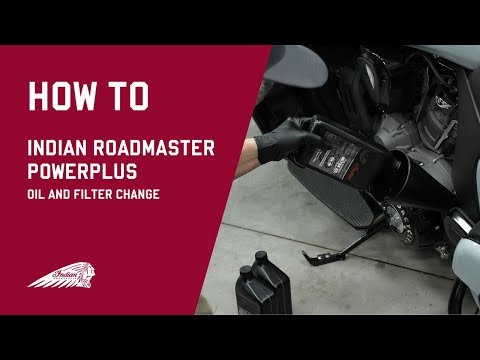 2025 Indian Roadmaster Powerplus | Oil and Filter Change