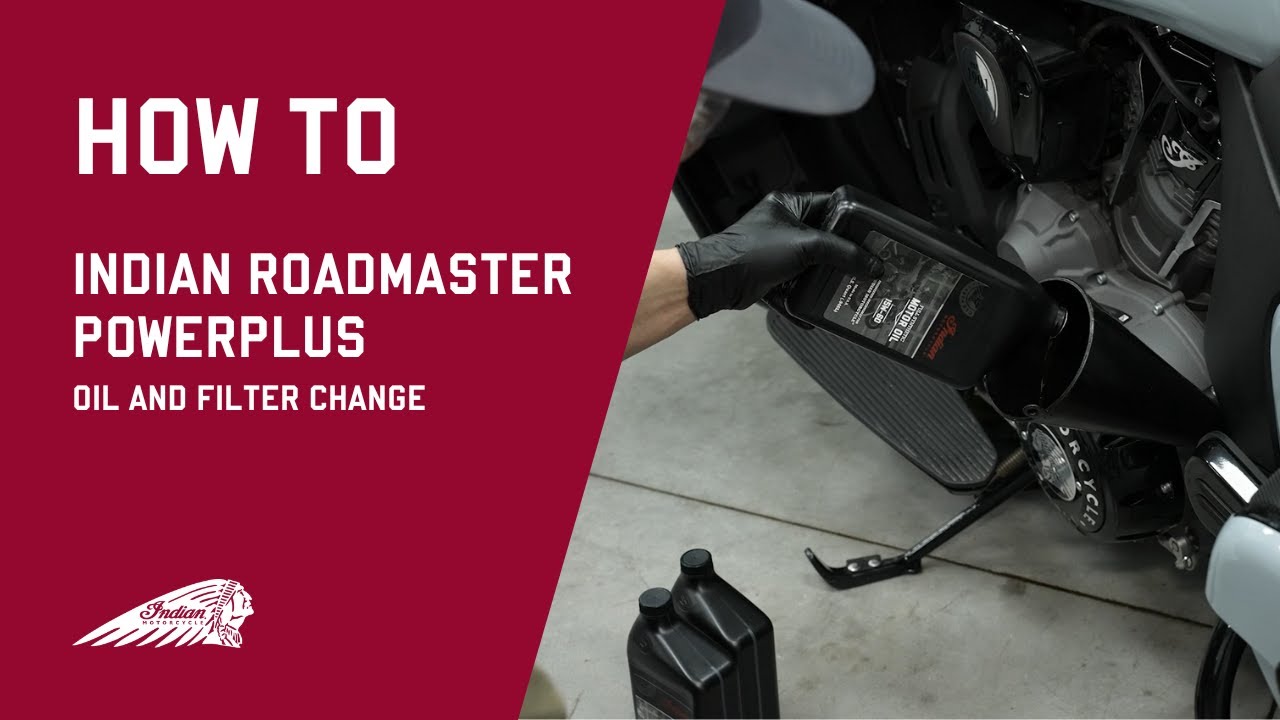 2025 Indian Roadmaster Powerplus | Oil and Filter Change