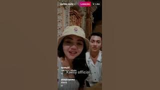 Syahiba Saufa Live IG Terbaru bareng Mikkolas di Bali