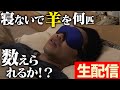 【緊急生配信】寝ないで、羊を何匹数えられるか!?【チャレンジ企画】