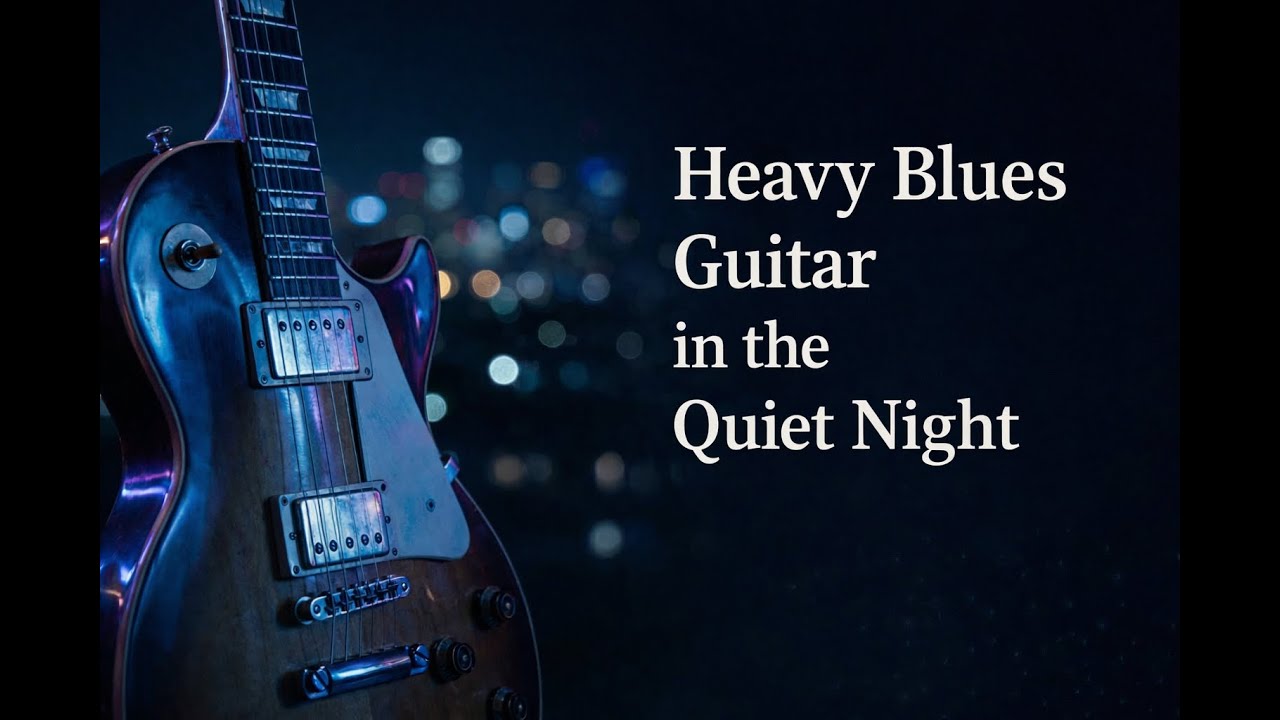 Heavy Blues Guitar in the Quiet Night