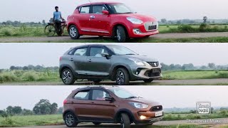 Ford Freestyle , Maruti Suzuki Baleno, Swift Live review.... See d difference & choose as u Wish