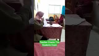 The Teacher Checks Students Exam #students #school #teacher The Teacher Checks Students Exam #students #school #teacher