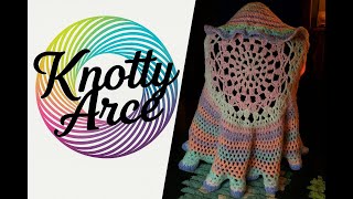 Mandala lotus vest - Part 3 Crochet Lotus Mandala Circular Vest Tutorial