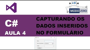 COMO CAPTURAR DADOS DO FORMULÁRIO? | Curso C# Visual Studio