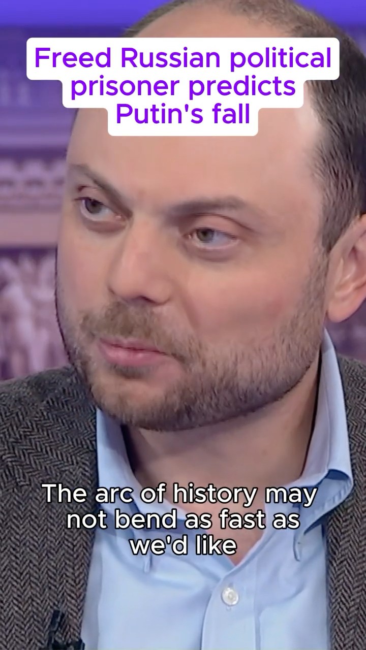 Freed Russian political prisoner predicts Putin's fall