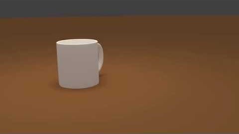 Blender Coffee Cup Shatter