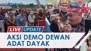 Aksi Demo Pernyataan Edy Mulyadi Belum Surut, Dewan Adat Dayak Kalimantan Utara Geruduk Mapolda