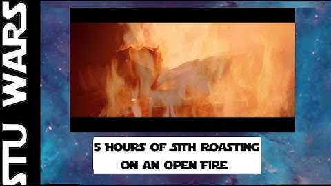 Darth Vader Yule Log 5 Hours of Sith Roasting On an Open Fire