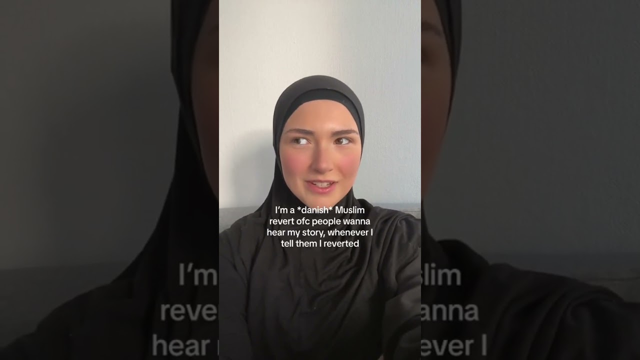 Она &mdash; датчанка, перешедшая в ислам | Люди думают | #Shorts