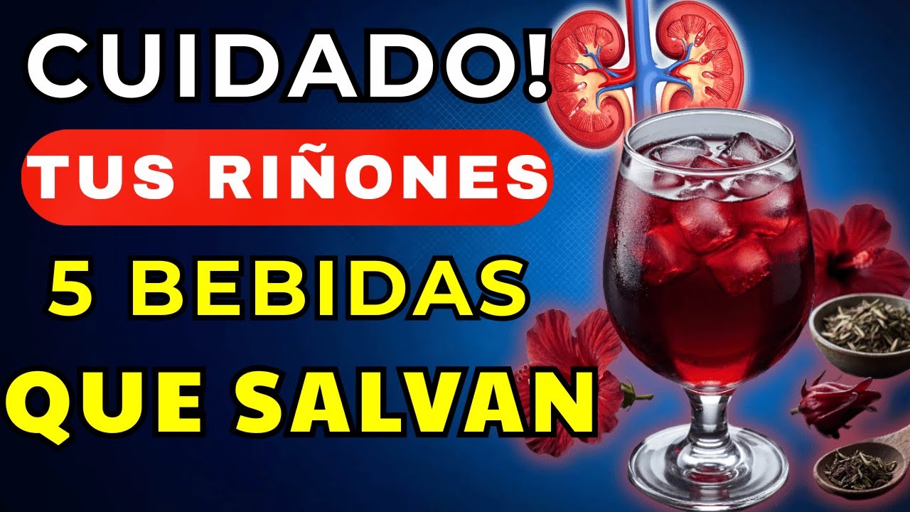 5 BEBIDAS que PROTEGEN tus RIÑONES y Previenen Piedras Naturalmente