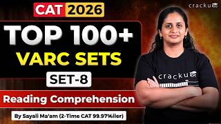 Cracku CAT VARC Series | Set #8- CAT Reading Comprehension| Daily Free CAT 2026  VARC Practice Sets