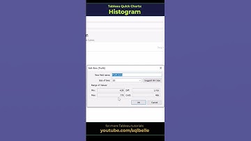 #Tableau Histogram using built-in Bins #tableaututorial  #tableauvisualization #tableautips #chart