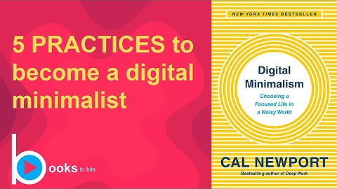 Digital Minimalism Book - Cal Newport (Short Summary)