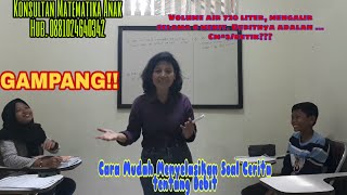 #DebitItuMudah Cara Mudah Menyelesaikan Soal Cerita tentang Debit