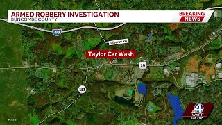 Arrest made following armed robbery at Buncombe County car wash