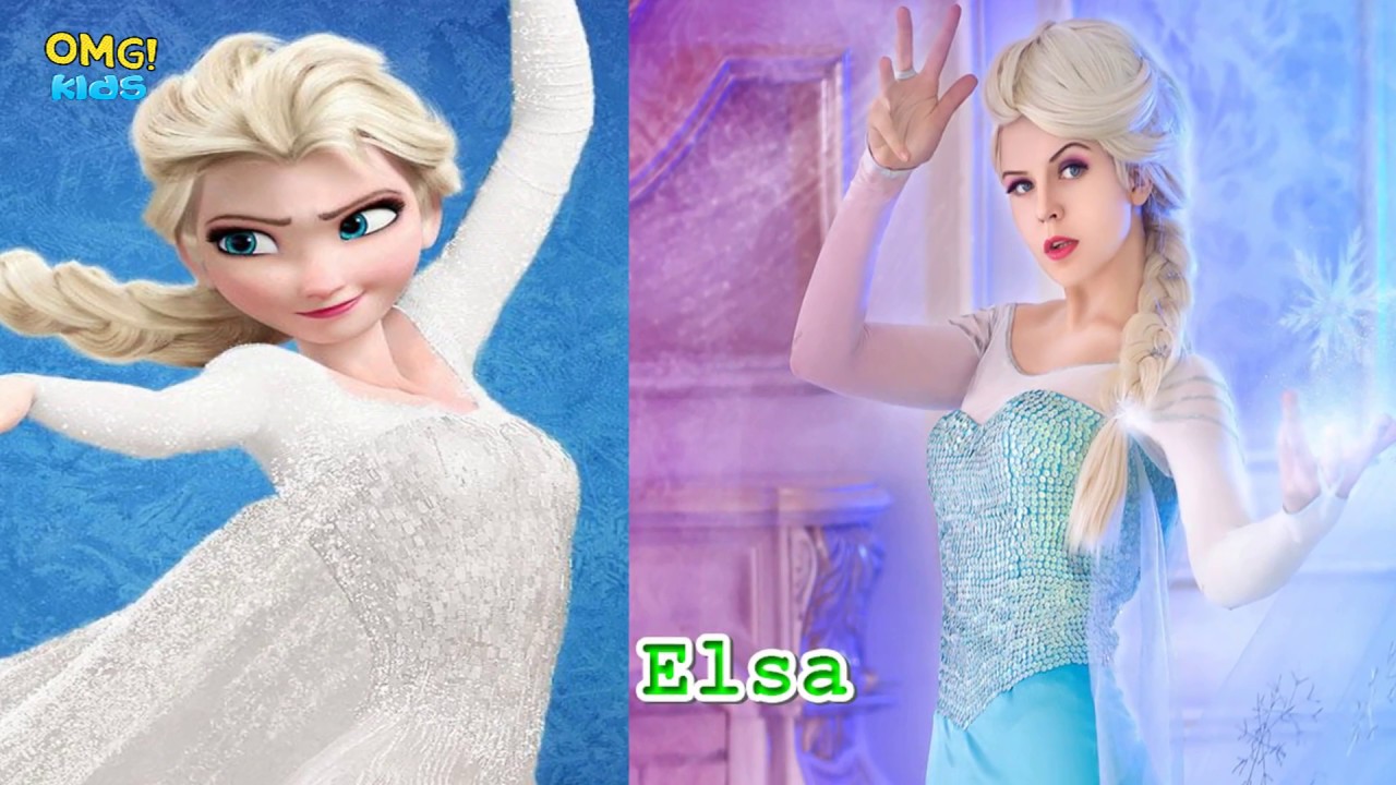 Frozen Characters In Real Life 2018 Elsa Anna Olaf OMG Kids