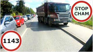 Stop Cham #1143 - Niebezpieczne i chamskie sytuacje na drogach