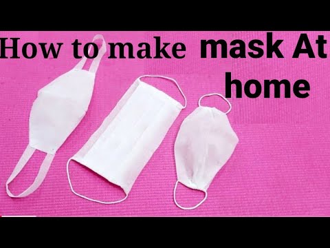 How to make face mask at home - YouTube