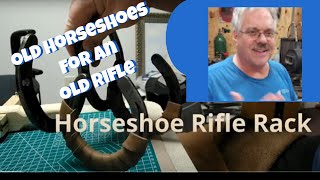 Horseshoe Rifle Wall Mount for Antique Lever Action