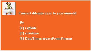 [SOLVED] How to convert date from dd-mm-yyyy to yyyy-mm-dd in php