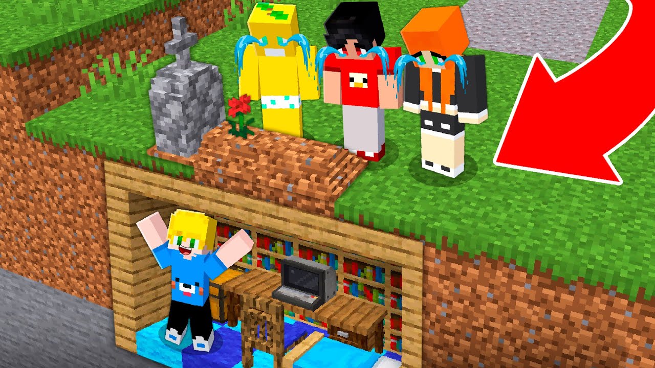 Meus Amigos Pensaram que eu Morri no Minecraft!