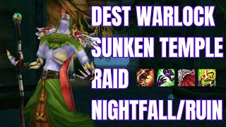 WOW Classic SOD | Sunken Temple 20m Raid | Affliction Warlock | NF/Ruin