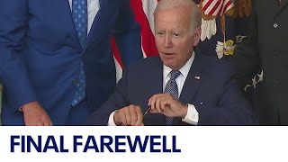 President Biden touts legacy and issues warning in farewell address