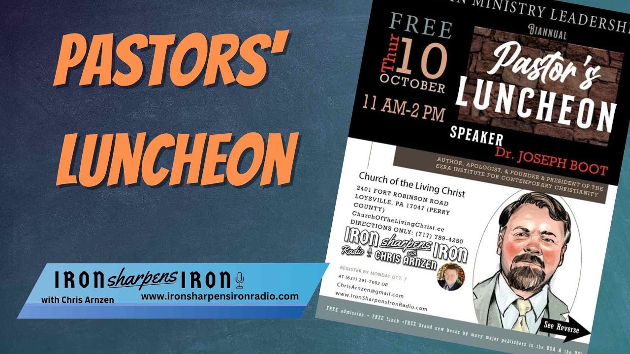 Iron Sharpens Iron Pastors Luncheon Fall 2024 Rev. Dr. Joseph Boot ...