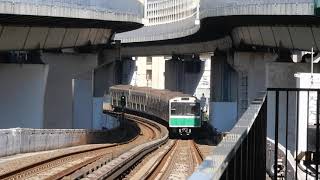 大阪メトロ中央線　弁天町駅2番ホームに20系が到着
