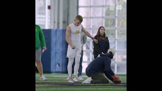 Celebrity Blake Grupe is 🤑 from 6️⃣1️⃣ yards #GoIrish #shorts Net Worth