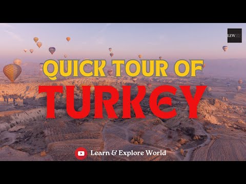 Amazing places to visit in Turkey | Quick Tour to Turkey | 4K Travel vlogs & Guide