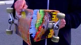 Tre Flip Lipslide Attempts and Board Snap